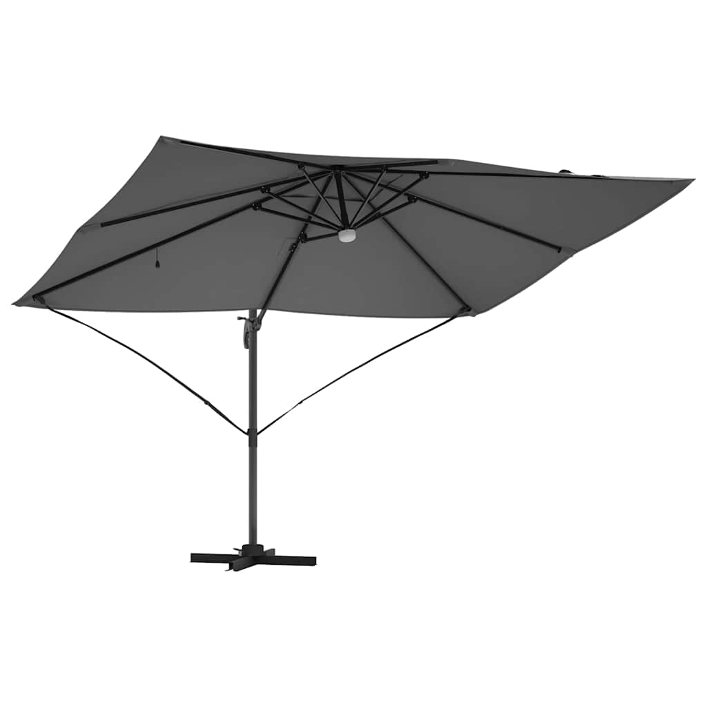 Parasol Anthracite 351 x 250 x 253 cm Polyester and Aluminium