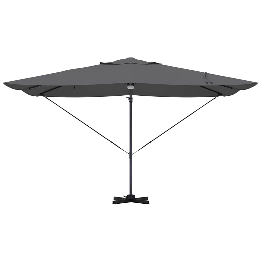 Parasol Anthracite 351 x 250 x 253 cm Polyester and Aluminium