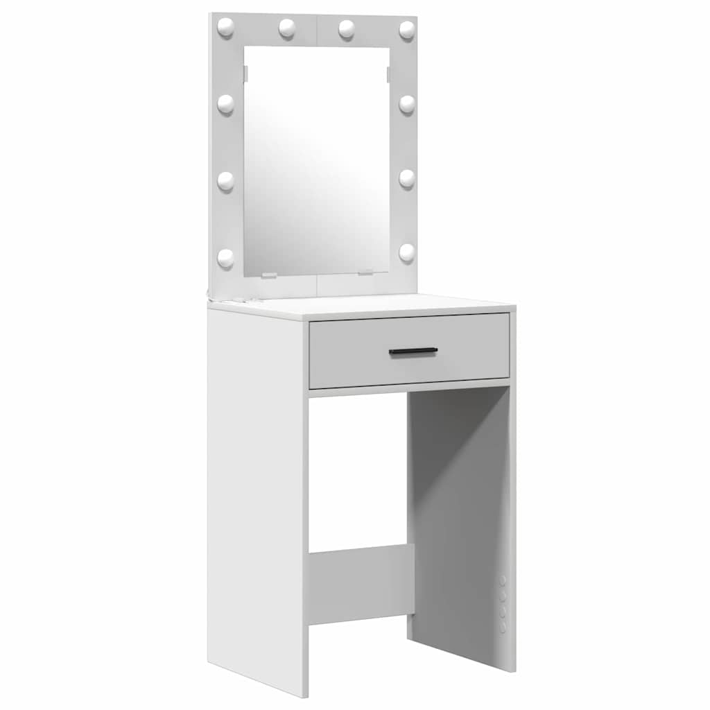 Dressing Table 2 pcs White 50 x 41 x 135 cm Engineered wood