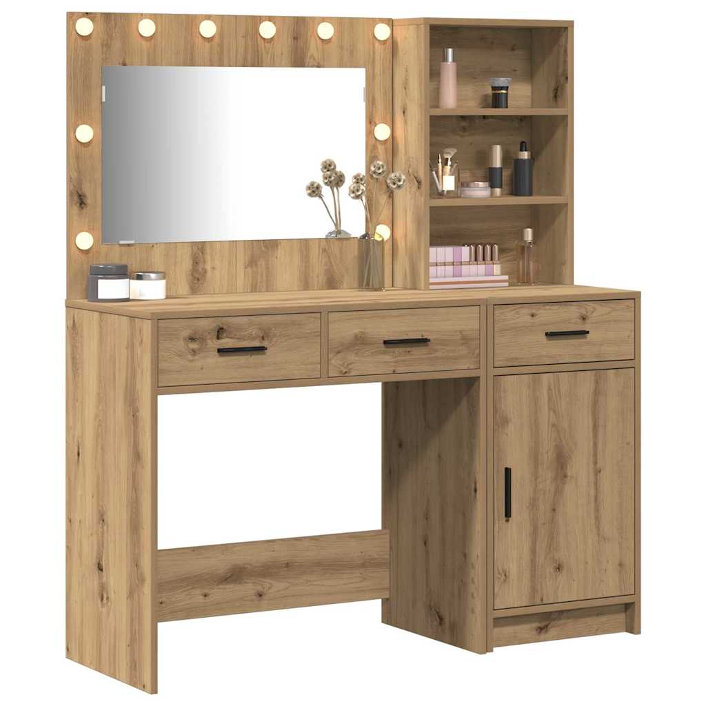 Dressing Table 2 pcs Brown 78,5 x 41 x 135 cm Engineered Wood