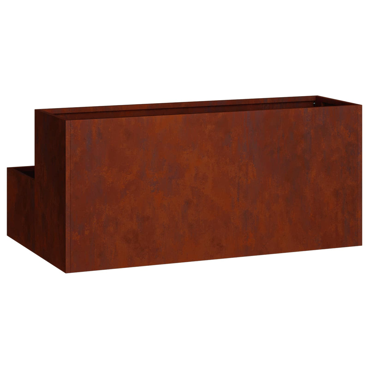 Garden Planter Rusty 100 x 60 x 45 cm Weathering Steel