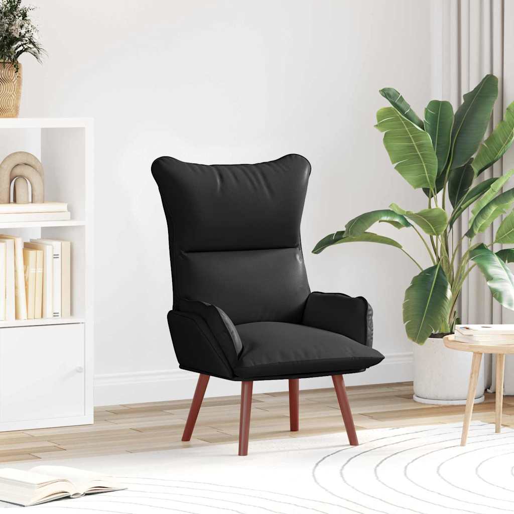 Armchair Black 69 x 74 x 93 cm Artificial Leather