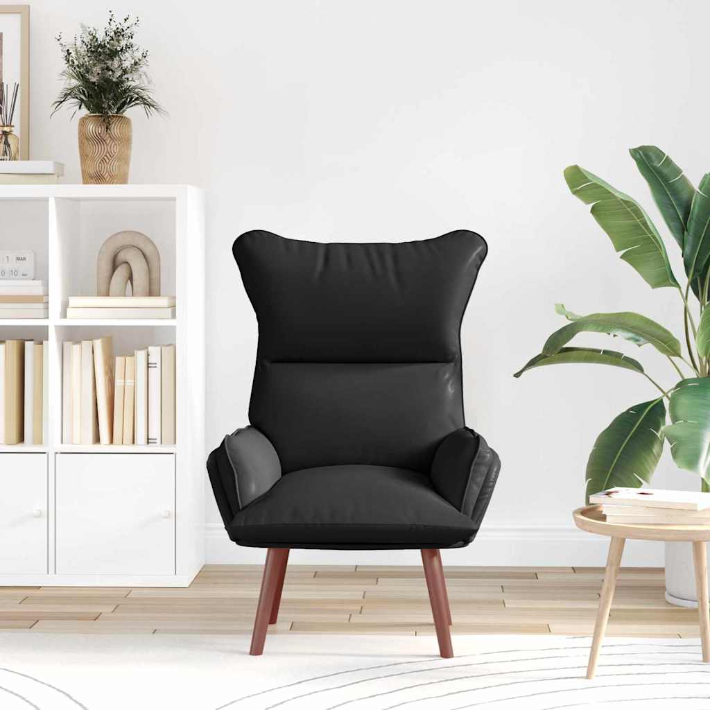 Armchair Black 69 x 74 x 93 cm Artificial Leather