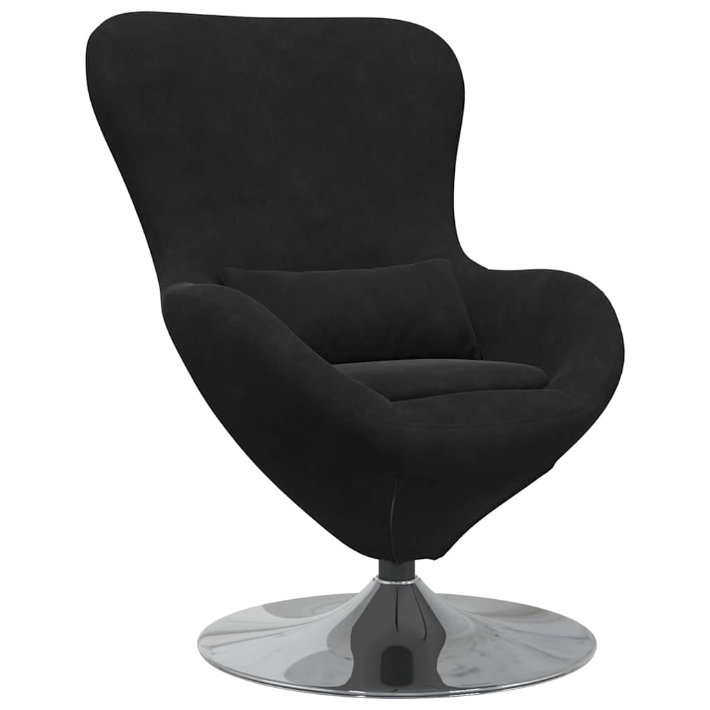 Egg Chair Black Velvet