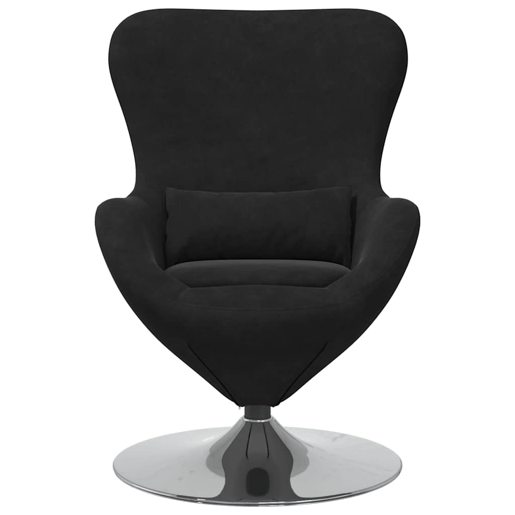 Egg Chair Black Velvet