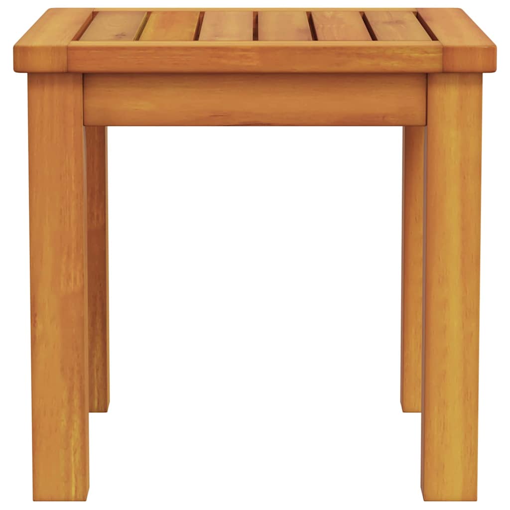 Side Table Oil Natural 35 x 35 x 34 cm Solid Acacia Wood