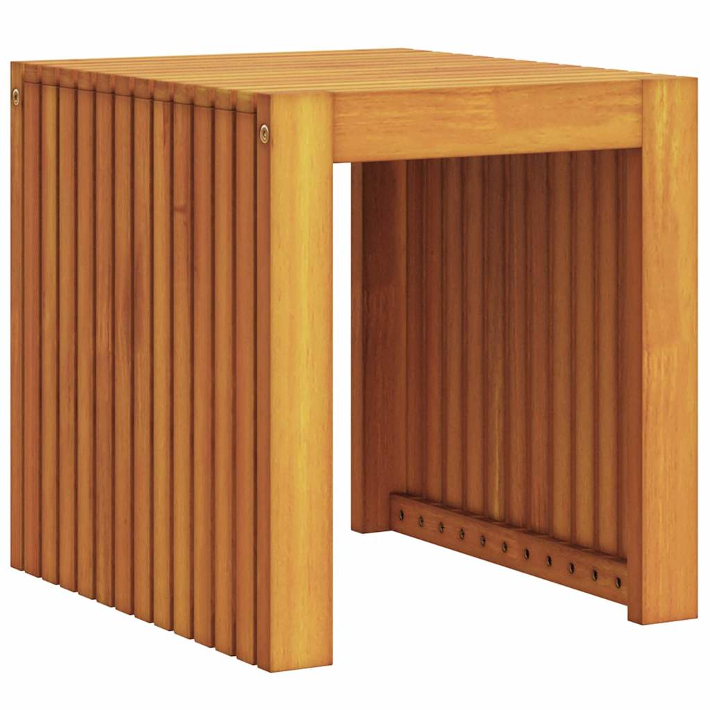 Side Table Oil Natural 43 x 36 x 40 cm Solid Teak Wood