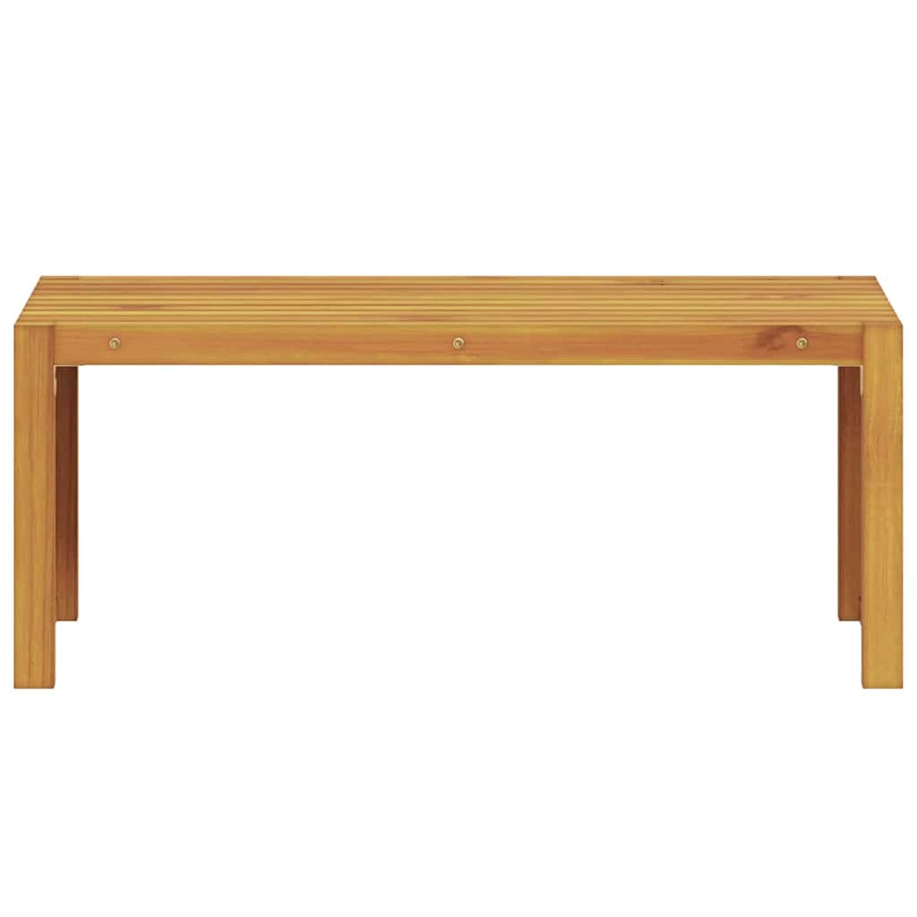 Bench Oil Natural 110 x 30 x 45 cm Solid Teak Wood