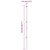 Fence Posts Manual 7 pcs Green Ø32mm 210 cm Galvanised steel