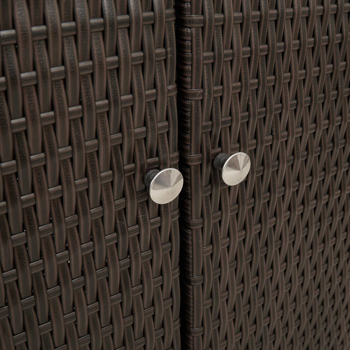 Storage Cabinet with Shelf Brown 100 x 36 x 102 cm Rattan