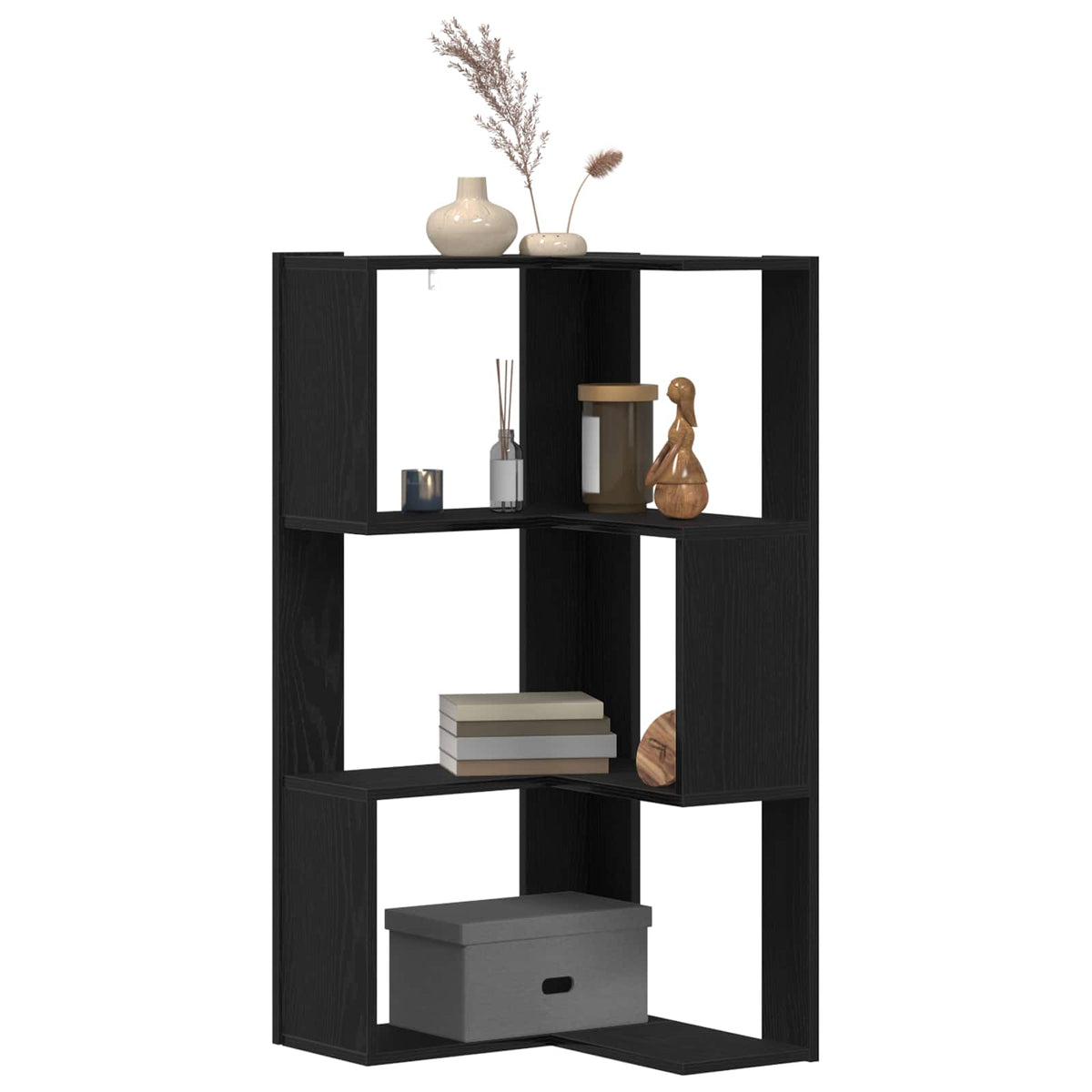 Bookcase Black Oak 50 x 50 x 102 cm