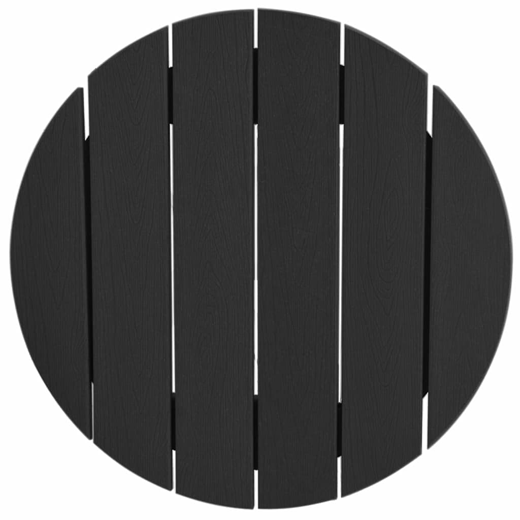 Bar Table Black 55 x 55 x 107 cm Polyethylene