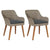 Garden Chair 2 pcs Black 55 x 62.5 x 82cm Poly Rattan