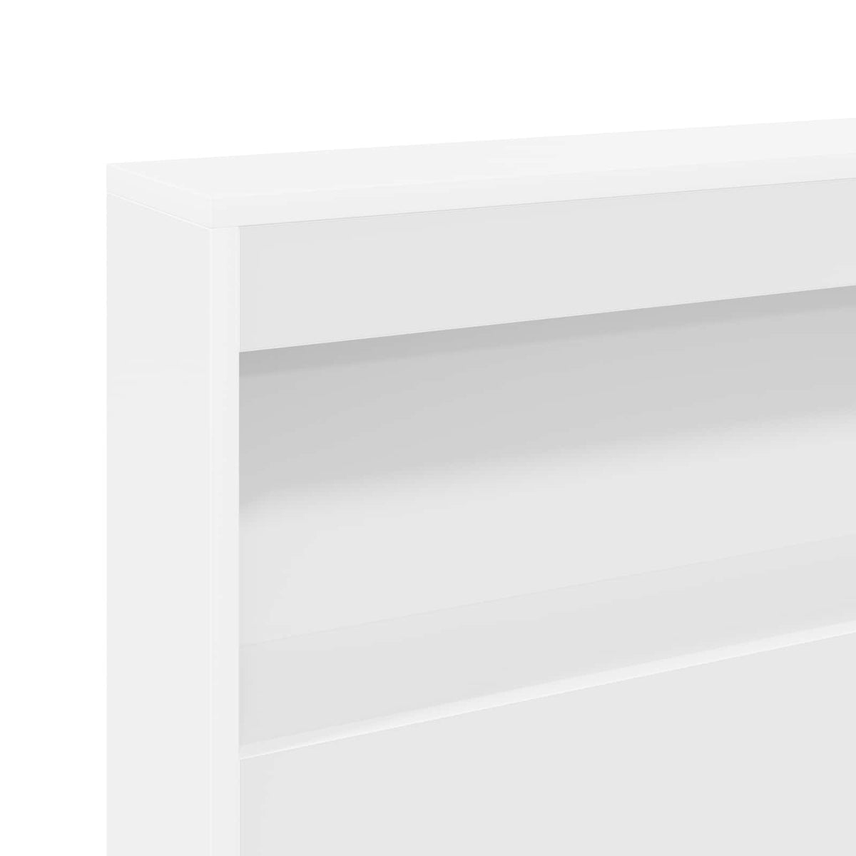 Storage Headboard White 90 cm Engineered Wood
