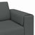 Sofa Set Dark grey Fabric