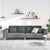 Sofa Set Dark grey Fabric
