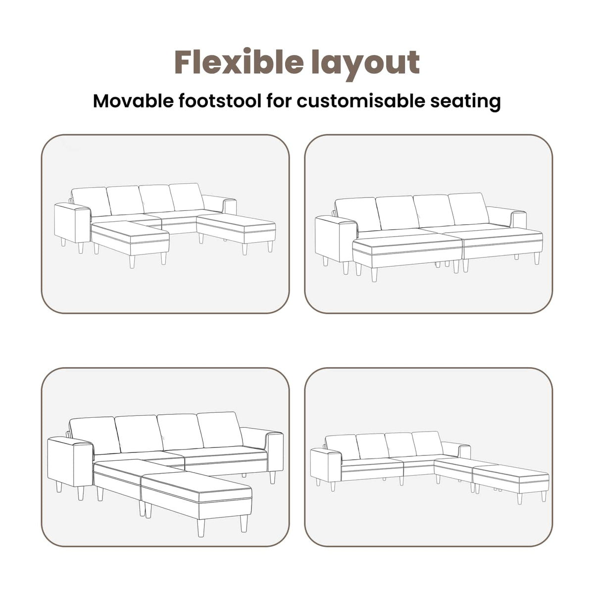 Sofa 3 pcs Black 250 x 188 x 76 cm Velvet