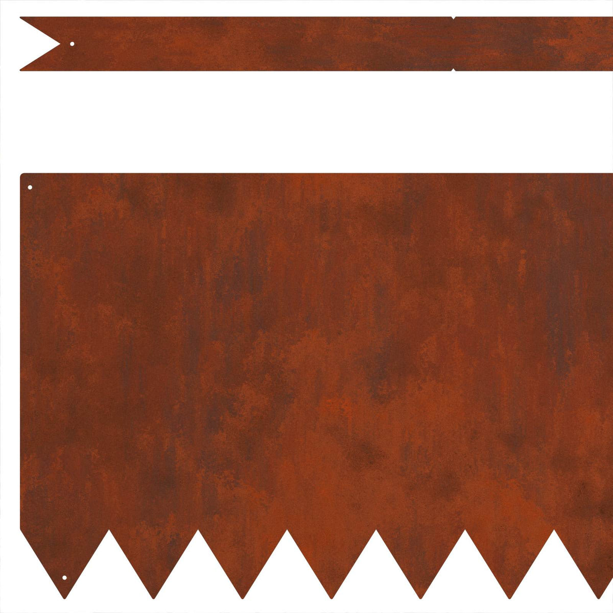 Lawn Edging 50 pcs Rusty 100 x 0.05 x 30 cm Weathering Steel