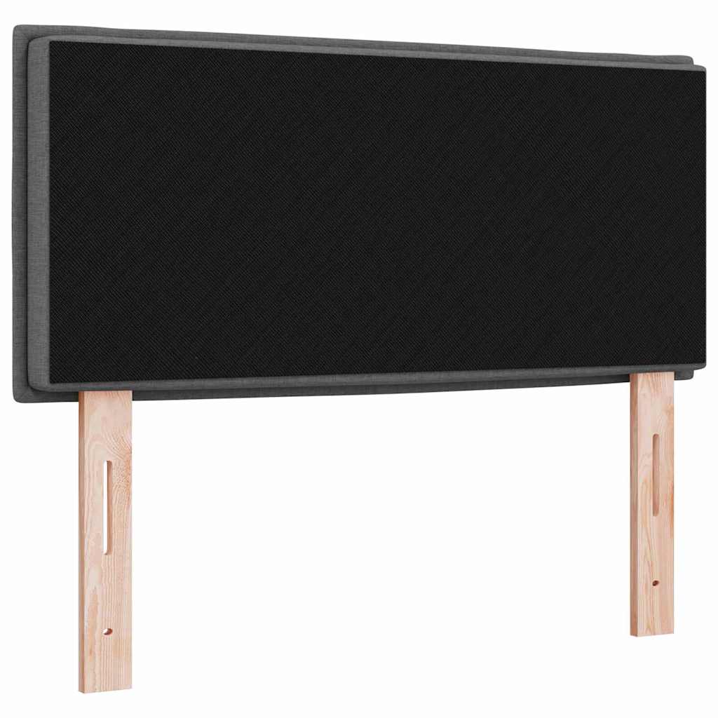 Headboard Dark Grey 100 cm Fabric