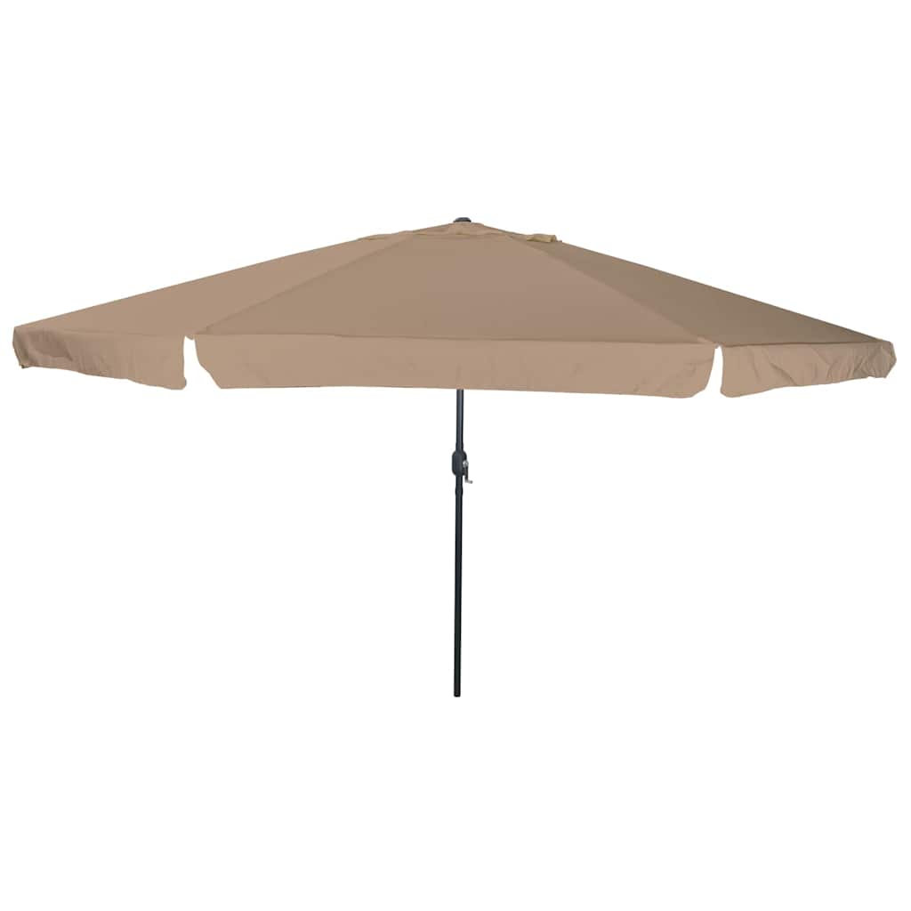 Garden Parasol Taupe 395 x 395 x 245 cm Polyester and Steel