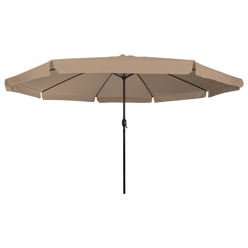 Garden Parasol Taupe 395 x 395 x 245 cm Polyester and Steel