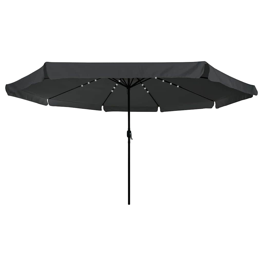 Garden Parasol Anthracite 395 x 395 x 245 cm Polyester