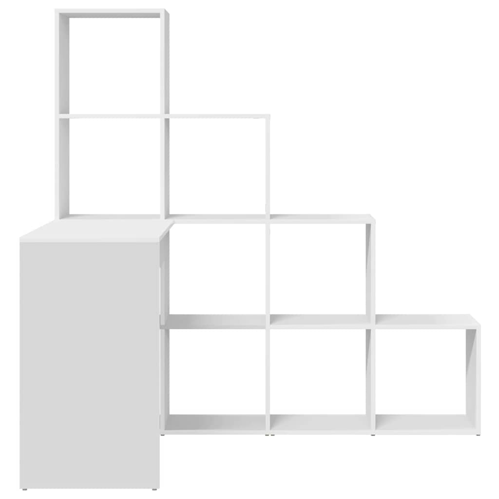 Corner Desk White 101,5 x 149,5 x 149,5 cm Engineered Wood