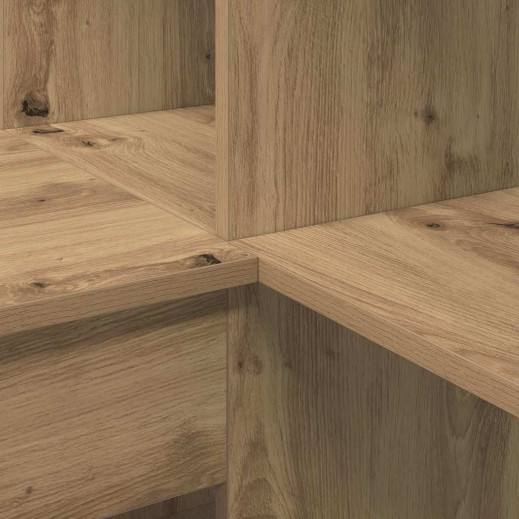 Corner Desk with Shelf Artisan Oak 101,5 x 149,5 x 149,5 cm