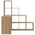 Corner Desk with Shelf Artisan oak 101.5 x 149.5 x 149.5 cm