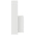 Desk with Shelf White 138.5 x 55 x 143 cm Engineered wood