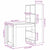 Desk with Shelf Sonoma oak 122 x 67 x 145 cm Engineered Wood