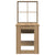 Desk with Shelf Artisan oak 122 x 67 x 145 cm Engineered Wood
