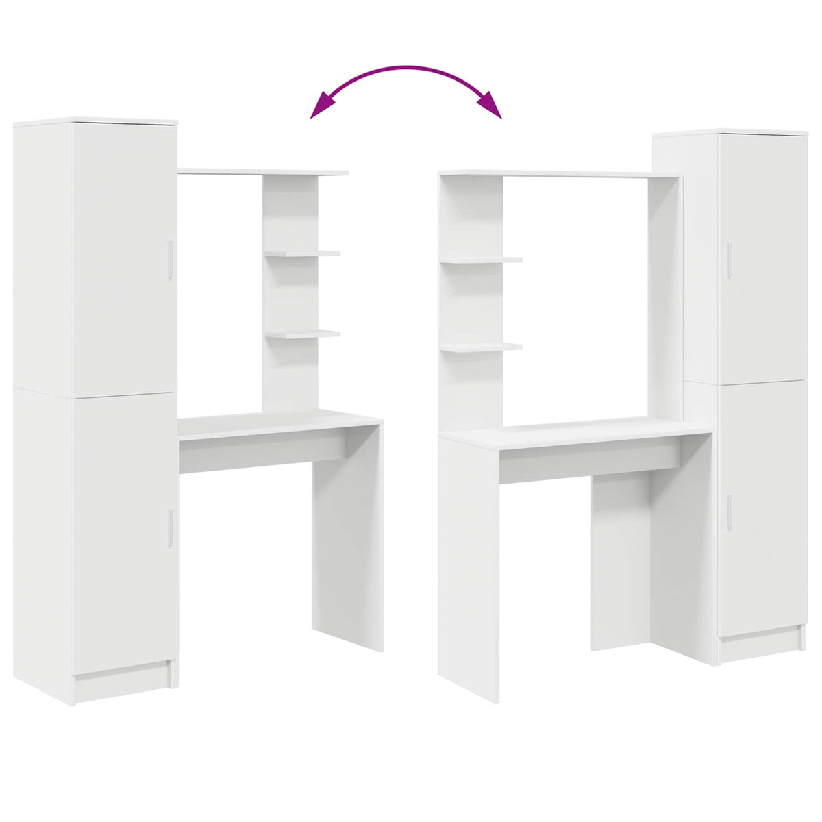 Desk 2 pcs White