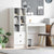 Desk with Storage 2 pcs White 70 x 40 x 76 cm Engineered wood