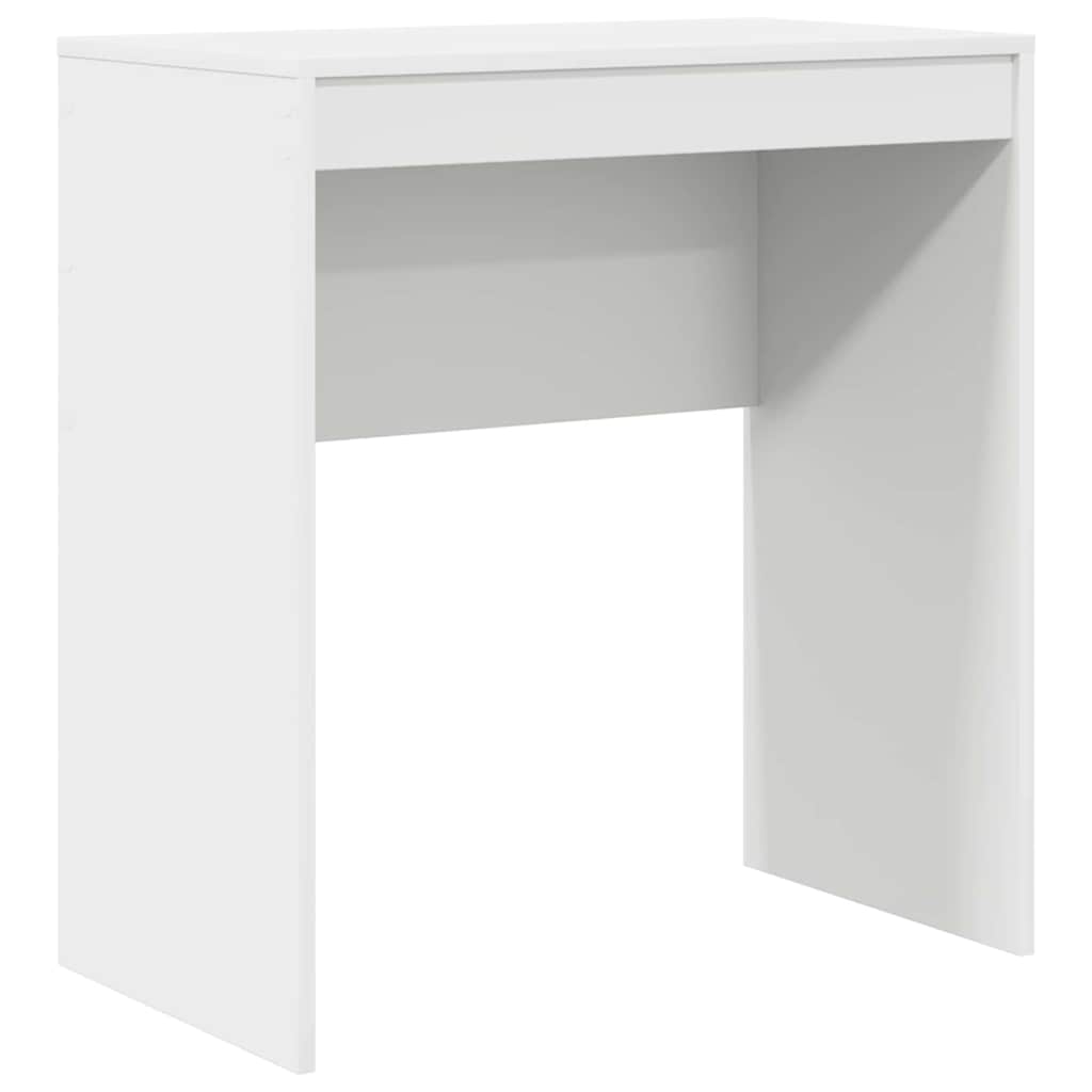 Desk with Storage with Drawer 2 pcs White Engineered wood