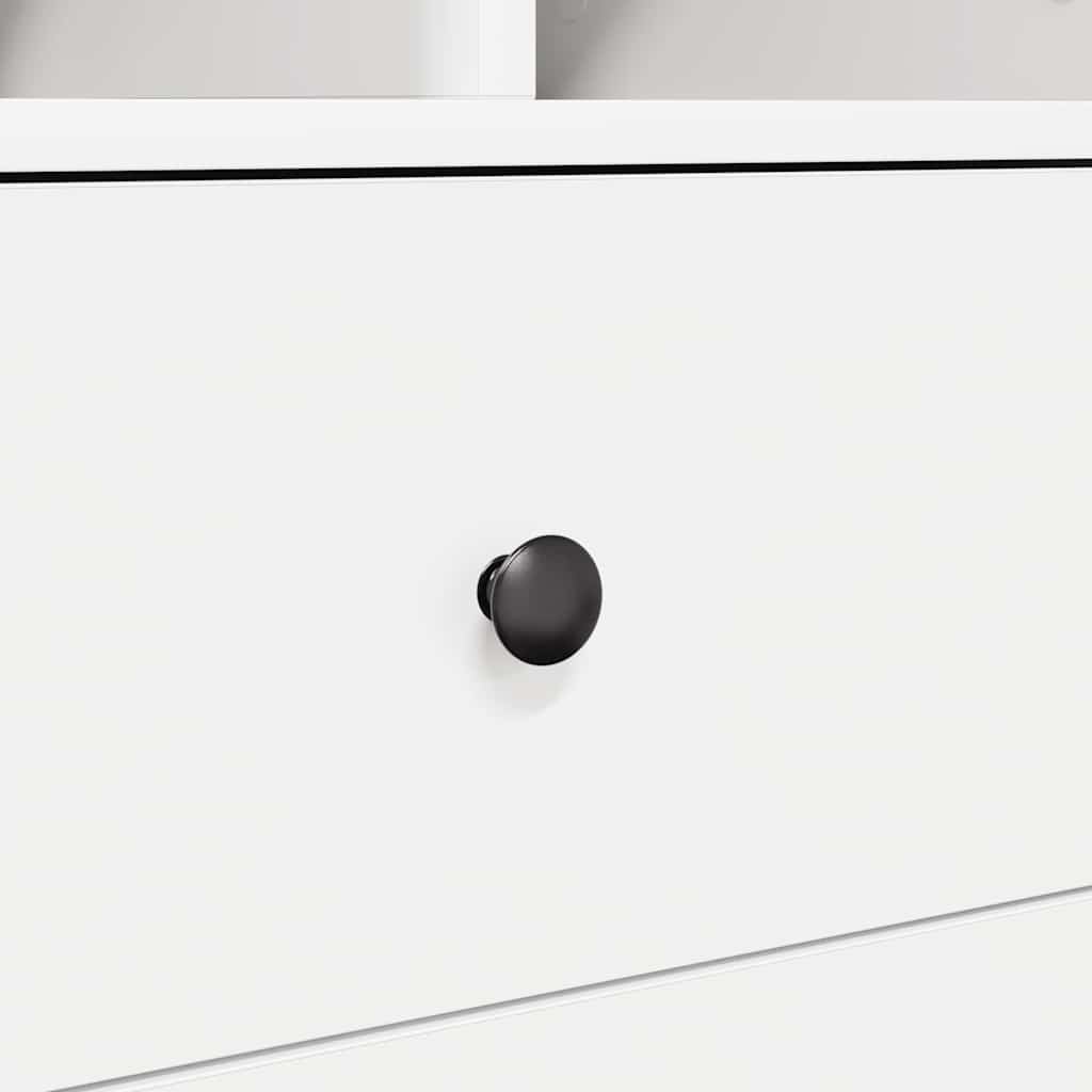 Desk with Storage 2 pcs White 80 x 40 x 76 cm Engineered wood