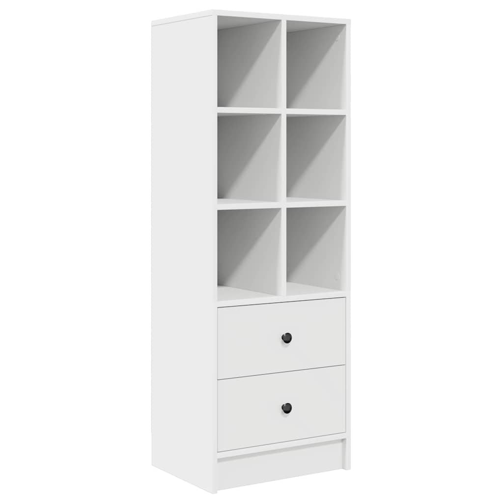 Desk with Storage 2 pcs White 80 x 40 x 76 cm Engineered wood