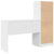 Desk with Storage 2 pcs White 100 x 40 x 76 cm Engineered wood