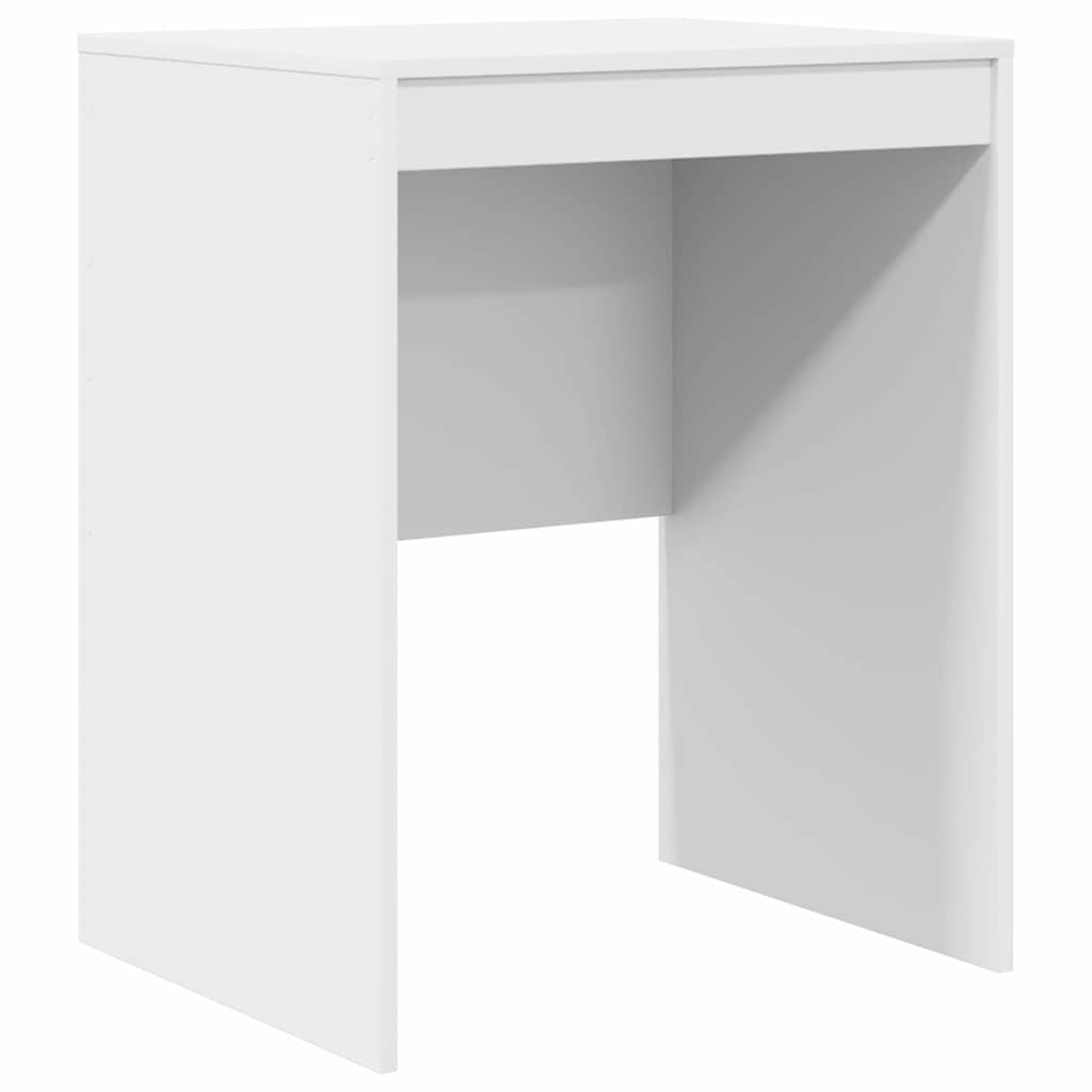 Desk with Storage with Drawer 2 pcs White Engineered wood
