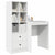 Desk with Storage 2 pcs White 100 x 40 x 76 cm Engineered wood