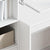 Desk with Storage 2 pcs White 80 x 50 x 76 cm Engineered wood