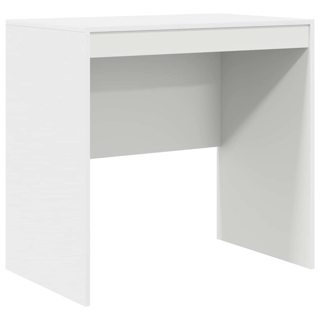 Desk with Storage with Drawer 2 pcs White Engineered wood