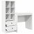 Desk with Storage 2 pcs White 80 x 50 x 76 cm Engineered wood