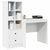 Desk with Storage 2 pcs White 80 x 50 x 76 cm Engineered wood