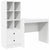 Desk with Storage 2 pcs White 90 x 50 x 76 cm Engineered wood