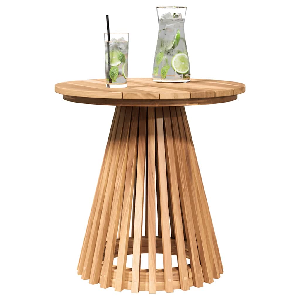 Side Table Brown 50 x 50 x 49,5 cm Solid Teak Wood