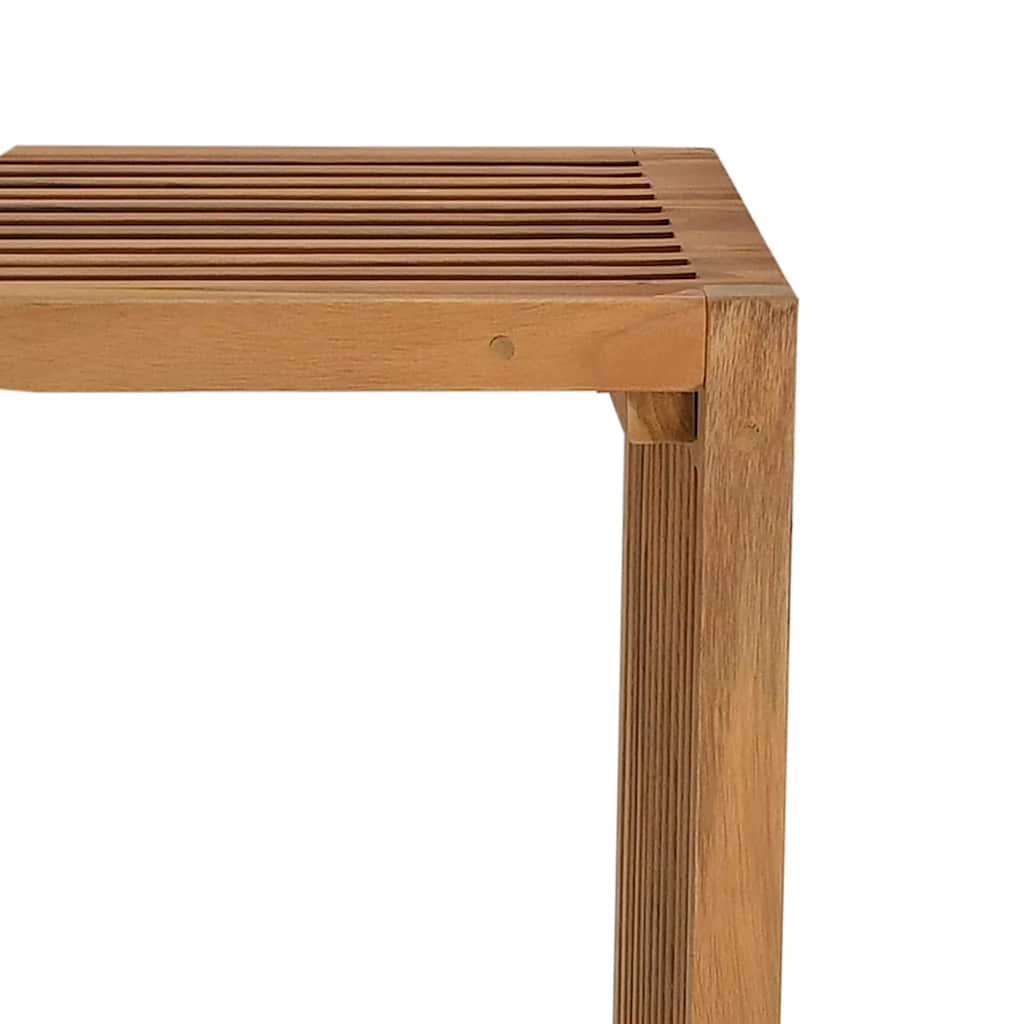 Garden Side Table Brown 50 x 32,5 x 35 cm Solid Teak Wood