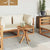 Coffee Table Brown 55 x 55 x 51 cm Solid teak wood