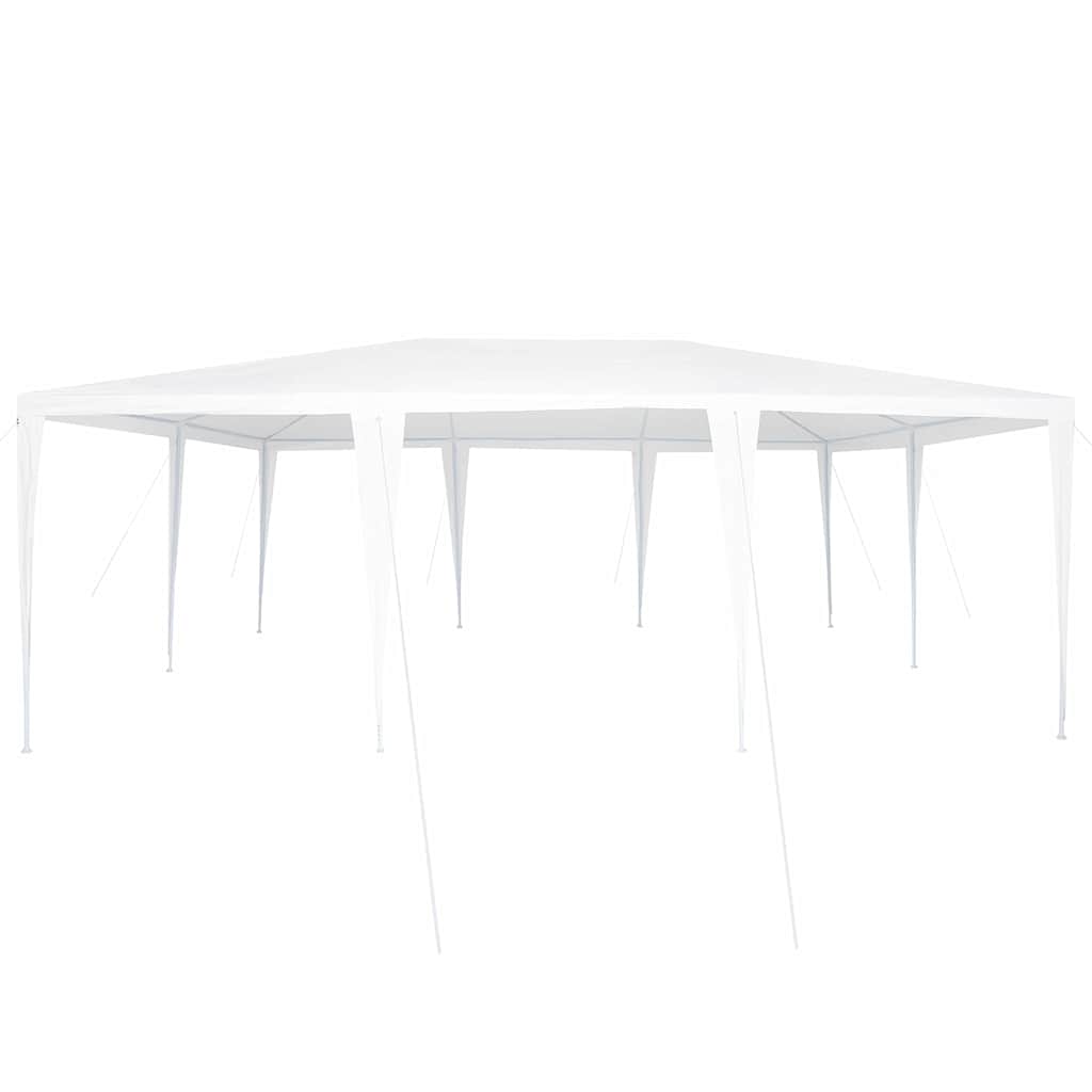 Party Tent White 600 x 400 x 266 cm Polyethylene and Steel