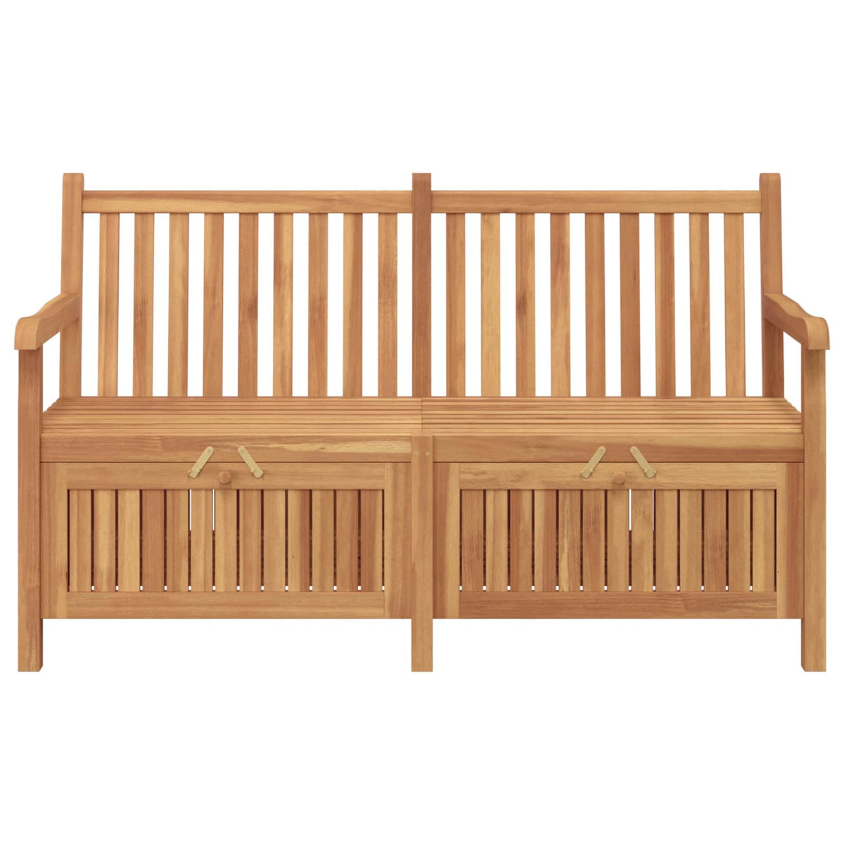Garden Bench with Storage 150 x 60 x 90 cm Solid Teak Wood